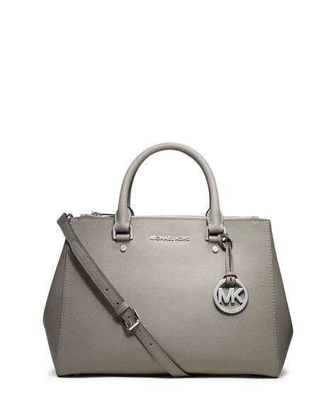 michael kors sutton medium satchel grey